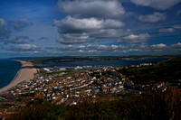 View over Portland In Dorset.