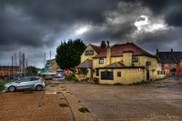 'The Anchor' pub at Eling Harbour